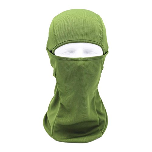 Chartsea Tactical Motorcycle Cycling Hunting Outdoor Ski Full Face Mask Helmet (Army Green)