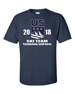 All Things Apparel United States Downhill Ski Team Men’s T-Shirt – 2XL Navy (ATA1735)