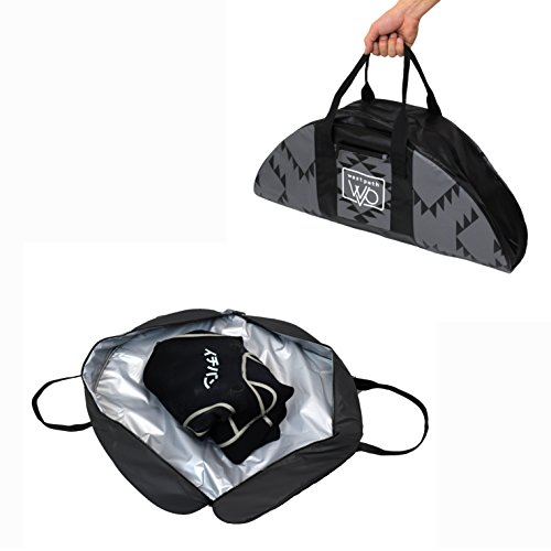 Wetsuit Changing Mat Bag & Surf Accessory – Full Zipper Closure with Soft Padded Botto ...