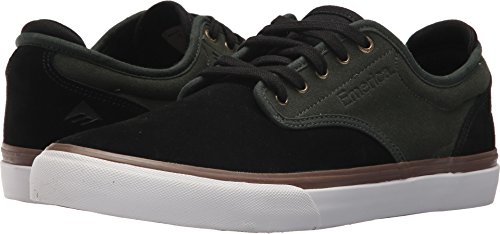 Emerica Men’s Wino G6 Skate Shoe, Black/Green, 10 Medium US