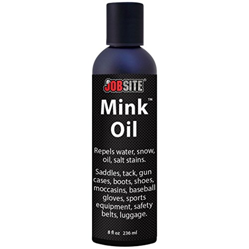 JobSite Premium Mink Oil Leather Waterproof Liquid – 8 oz.
