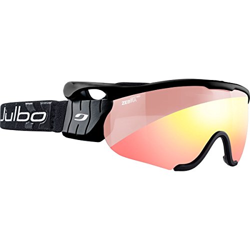 JULBO Sniper M Goggles, Black/Black – Zebra Light Red L