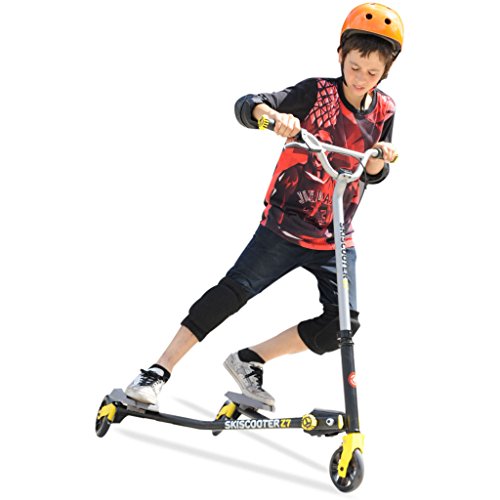 smarTrike Skiscooter Z7 Kids Scooter, Yellow, 42.3″ x 40.0″ x 27.2″