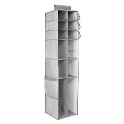 InterDesign Aldo Fabric Hanging Closet Storage Organizer, for Shoes, Boots, Handbags, Clutches & ...
