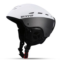 Huntvp Unisex Adult Snow Helmet Ski Snowmobile Sports Helmet with 16 vents Integrally Windproof  ...