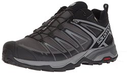 Salomon Men’s X Ultra 3 GTX Trail Running Shoe, Black, 11.5 M US