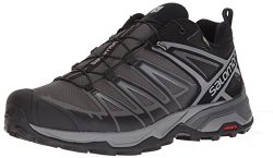 Salomon Men’s X Ultra 3 GTX Trail Running Shoe, Black, 10 M US