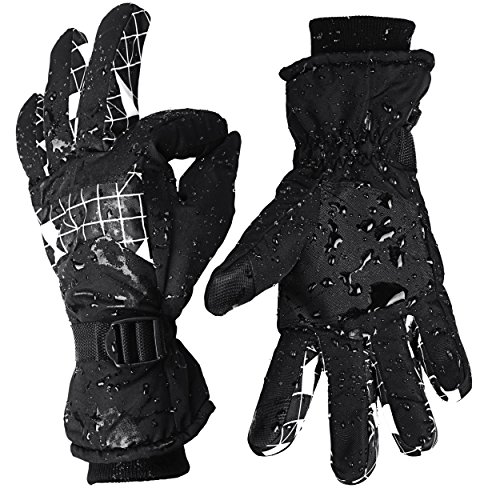 Ski Gloves for Men and Women Waterproof Windproof Snow Skiing Snowboarding Snowmobile Gloves wit ...