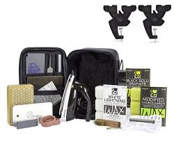Demon Podium Ski Snowboard Tune Kit w/ Iron, Premium Universal Wax Kit 399 grams, VISE, Waxing A ...