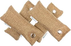 Bamboo Charcoal ~ Air Purifier Bags for Shoes Car Home Fridge – Fragrance Free Odor Eliminator,  ...