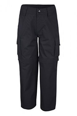 Mountain Warehouse Active Kids Convertible Trousers – All Season Pants Black 7-8 Years