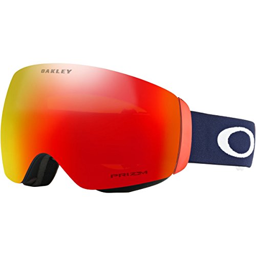 Oakley Flight Deck XM Snow Goggles, USOC Blazing Eagle Frame, Prizm Torch Iridium Lens, Medium