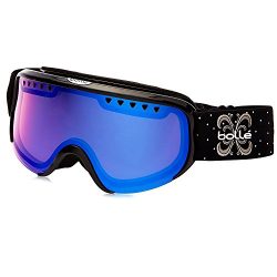 Bolle Scarlett Modulator Goggles, Shiny Black, Vermillion Blue Lens
