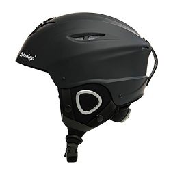 Ski Helmet With Earmuff Warm Snowboard Helmet Protective Gear