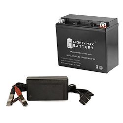 YTX20L-BS SLA Replaces Ski-Doo 550 Freestyle 05-12 + 12V 4Amp Charger – Mighty Max Battery ...