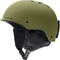 Smith Optics Adult Holt Ski Snowmobile Helmet – Matte Olive / Large