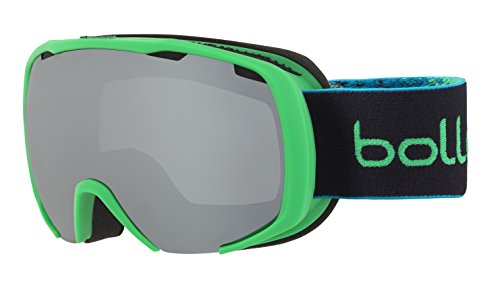Bolle Winter Royal 21595 S Lens Ski Goggles, Matte Green/Spray/Black/Chrome