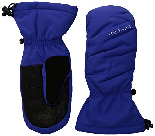 Spyder Women’s Candy Downhill Ski Mitten, Blue My Mind/Silver, Small