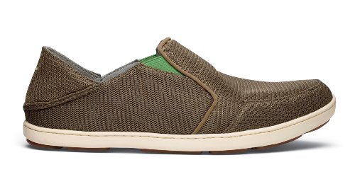 OLUKAI Nohea Mesh Shoe – Men’s Mustang/Lime Peel 10.5