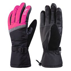 MCTi Waterproof Windproof Womens Winter Ski Snow Snowboard 3M Thinsulate Warm Touchscreen Gloves ...