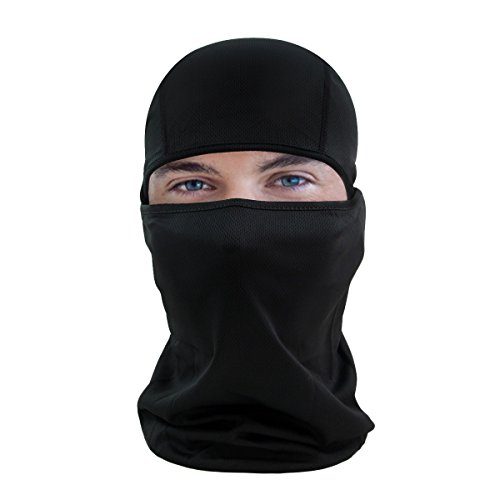 hikevalley Army Green Face Mask Balaclava, Adjustable Motorcycle Windproof UV Protection Breatha ...