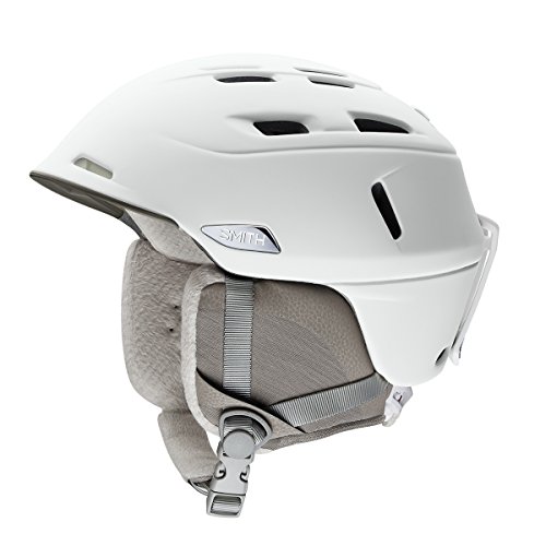 Smith Optics Adult Compass Ski Snowmobile Helmet – Pearl White/Small