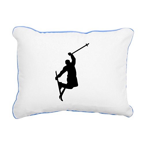 CafePress – Freestyle Ski Jump – 12″x15″ Canvas Pillow, Throw Pillow, Ac ...