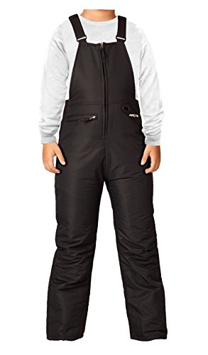 Arctix Youth Insulated Overalls Bib, Large, Black