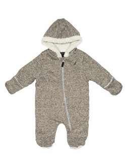Nautica Baby Boys’ Sherpa Pram, Coal Heather, 6 Months