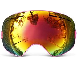 Ski Goggles,COPOZZ G1 Mens Womens Ski Snowboard Snowboarding Goggles – Over Glasses Double ...