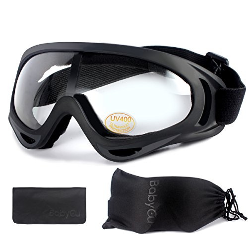 BabyCu Ski Goggles Skiing Sonwboard Goggles For Men Women & Youth With 100% UV Protection, T ...
