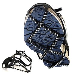 Zehui Simple Spring Claw Crampons Non-slip Traction Outdoor Cleat Shoes Cover Boots for Ski Ice  ...