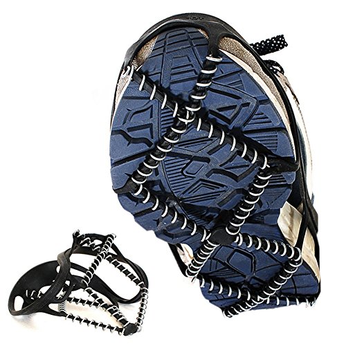 Zehui Simple Spring Claw Crampons Non-slip Traction Outdoor Cleat Shoes Cover Boots for Ski Ice ...