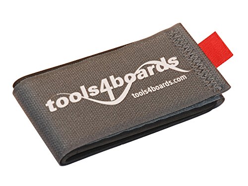 Tools4Boards Bind Alpine Ski Strap, Grey/Red