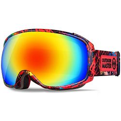 OutdoorMaster Ski Goggles PRO X – Ski & Snowboard Goggles with TruVis 2X Anti-Fog Lens ...