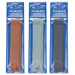 Xcman Ski Snowboard Aluminum Oxide Stone 200 400 800 Grit Sets Polishing Ski Snowboard Edge Base ...