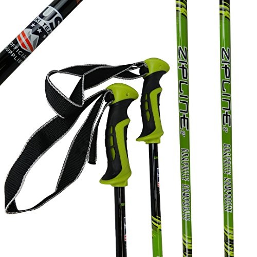 Zipline Ski Poles Carbon Composite Graphite Lollipop U.S. Ski Team Official Ski Pole – Cho ...