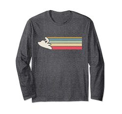 Unisex Jet Ski Vintage and Retro Jet Skier Long Sleeve Shirt XL: Dark Heather
