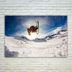 Westlake Art Ski Sky – 12×18 Poster Print Wall Art – Modern Picture Photography ...