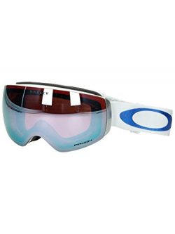 Oakley Women’s Flight Deck XM Snow Goggles, White, Prizm Sapphire Iridium, Medium