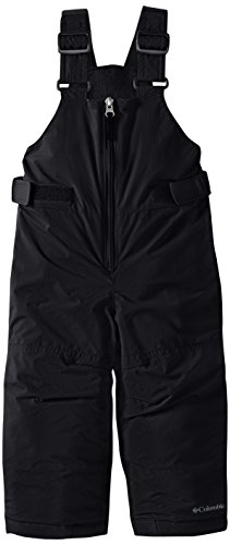 Columbia Little Girls’ Snowslope II Bib, Black, X-Small