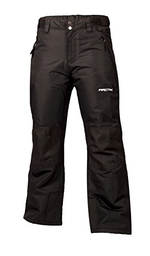 Arctix Youth Snow Pants with Reinforced Knees and Seat, Black, 4T