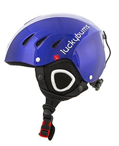 Lucky Bums Snow Sport Helmet, Blue, Medium