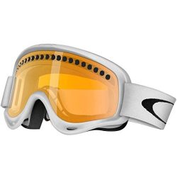 Oakley Unisex-Adult O Frame Snow Goggles(Matte White,Persimmon)