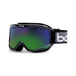 Bolle Carve Adult Ski Skimobile Goggles Eyewear – Black-Green Fade/Green Emerald/Medium