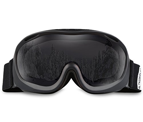 ALKAI Alta Ski Goggles, Snowboard Goggles – Anti-Fog, 100% UV Protection, Double-Layer Spherical ...