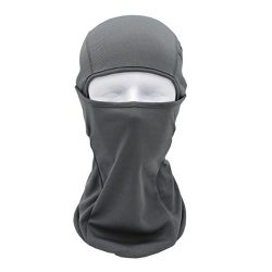Chartsea Tactical Motorcycle Cycling Hunting Outdoor Ski Full Face Mask Helmet (Gray)
