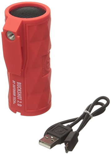 Outdoor Tech OT2301 Buckshot 2.0 Rugged Waterproof Super-Portable Wireless Speaker (Red)