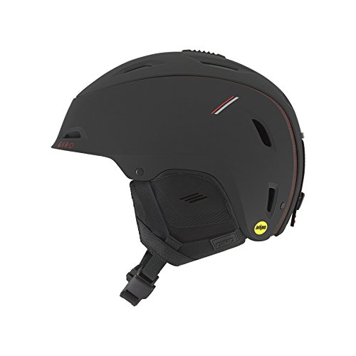 Giro Range Mips Snow Helmet – Men’s Matte Black/Red Sport Tech Large