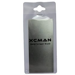 XCMAN Ski and Snowboard Stainless Steel Metal Scraper for For Ptex Repair Removal